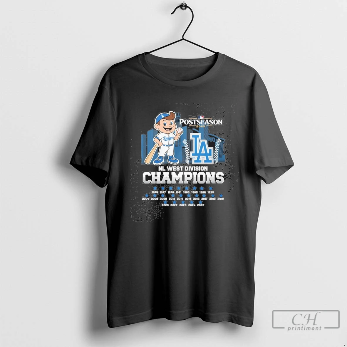 Postseason 2025 Los Angeles Dodgers Mascot Nl West Champions