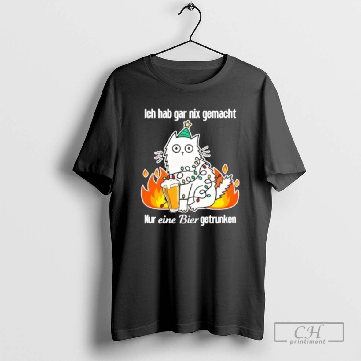 Premium 2025 Christmas Ich Hab Gar Nix Gemacht Ugly Christmas Sweat Shirt Sweater