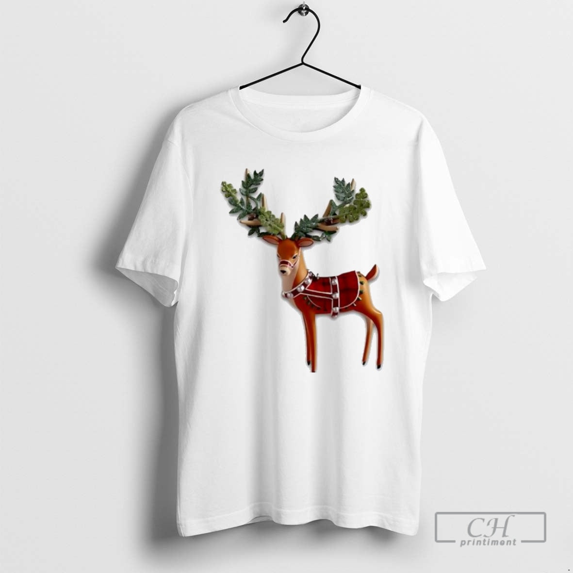 Premium 2025 Decked Out Deer Hallmark Ornaments White Shirt Sweater