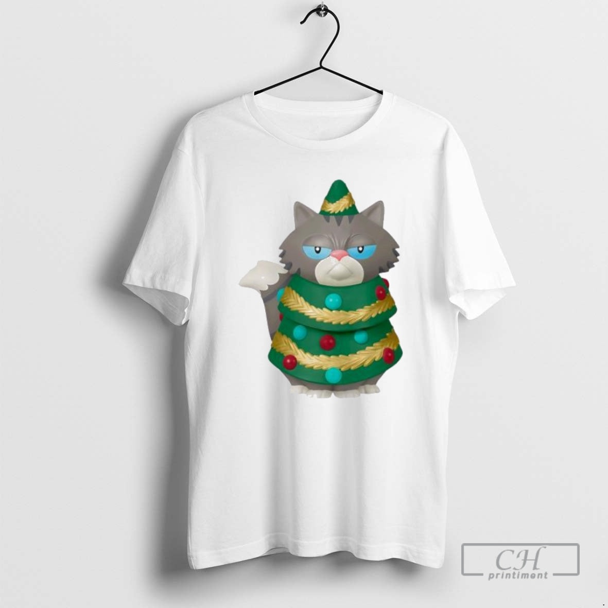 Premium 2025 Festive Feline Pre Order Now Hallmark Ornaments White Shirt Sweater