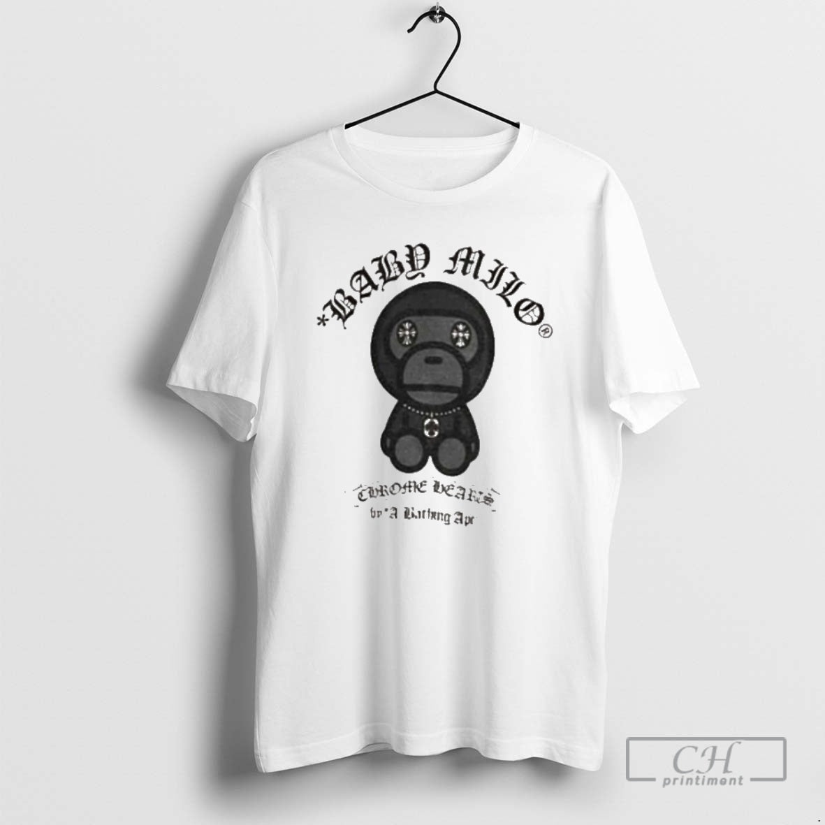 Premium A Bathing Ape Chrome Hearts Baby Milo Shirt Sweater