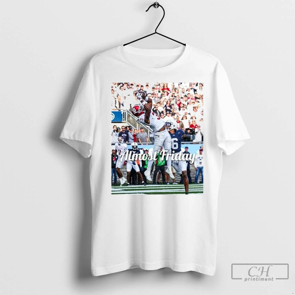 Premium Almost Friday Hoosier Daddy Circle White