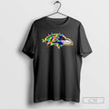 Premium Baltimore Ravens Logo Holiday Lights Shirt Sweater