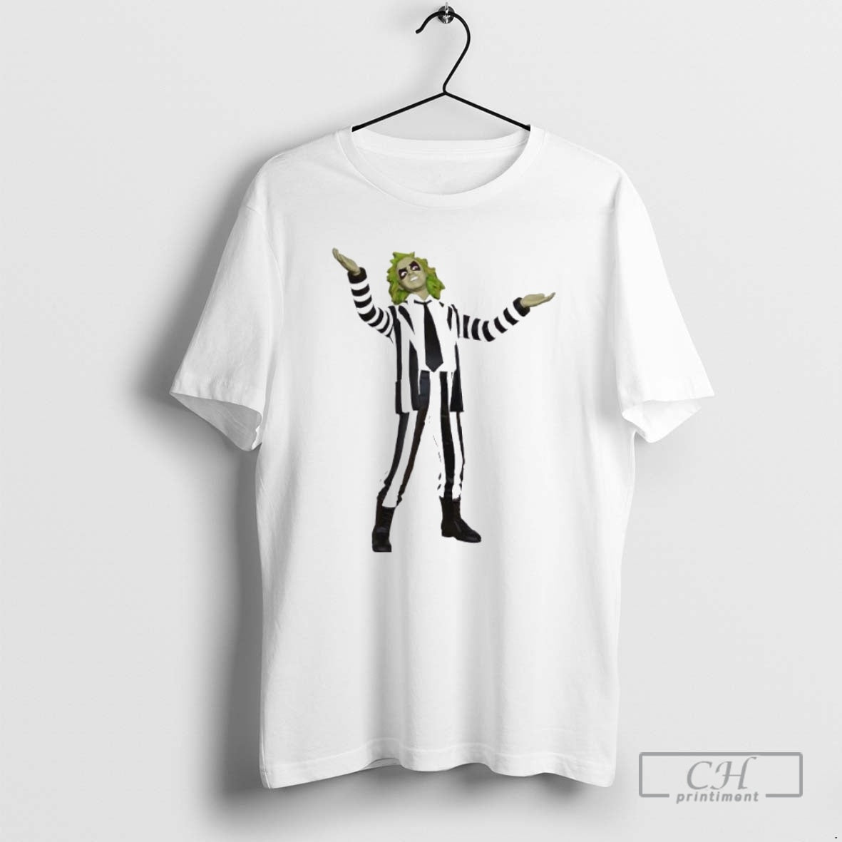 Premium Beetlejuice Miniature 2025 Hallmark Ornaments White Shirt Sweater