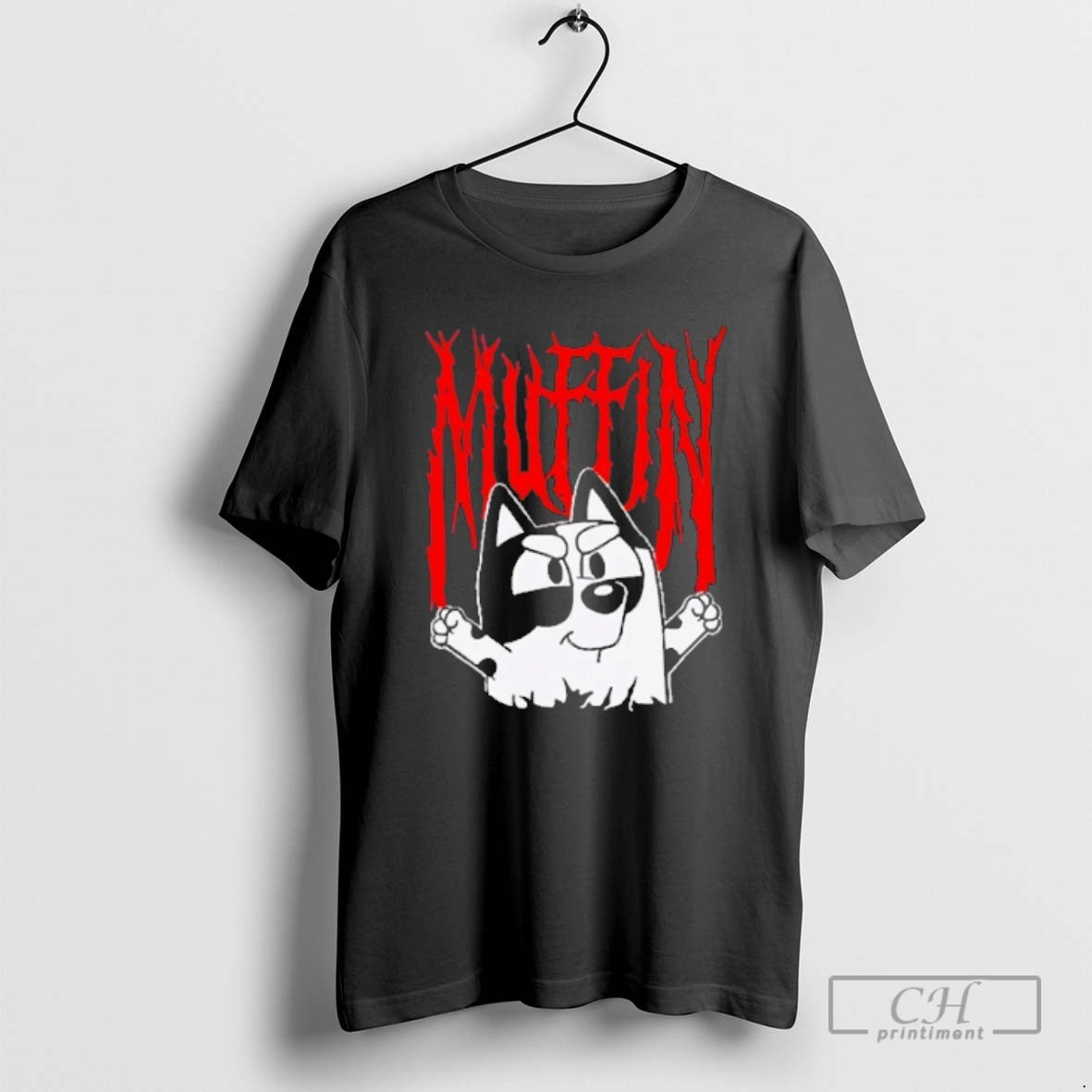 Premium Bluey Muffin Metal Shirt Sweater
