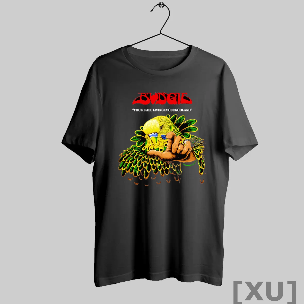 Premium Budgie Youre All Living In Cuckooland T Shirts