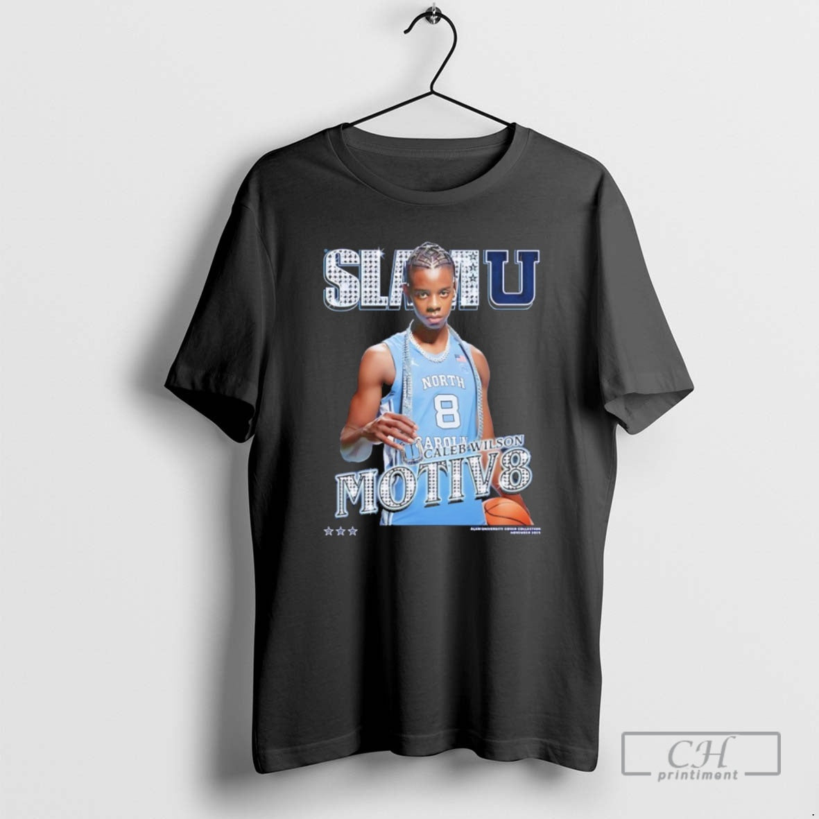 Premium Caleb Wilson Motiv 8 North Carolina Tar Heels Slam Shirt Sweater