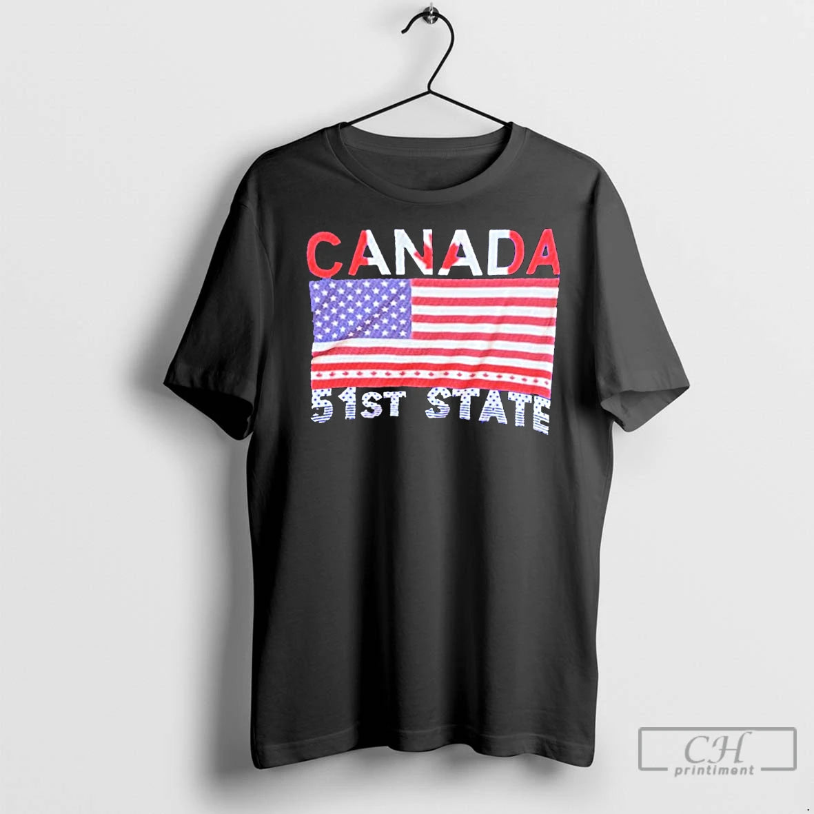 Premium Canada 51st State Usa Flag