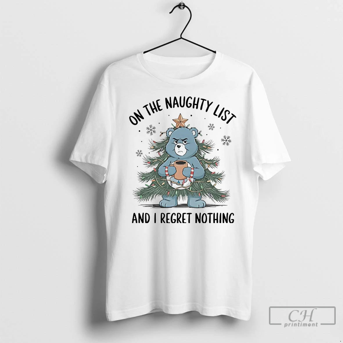 Premium Care Bears On The Naughty List And I Regret Nothing Christmas