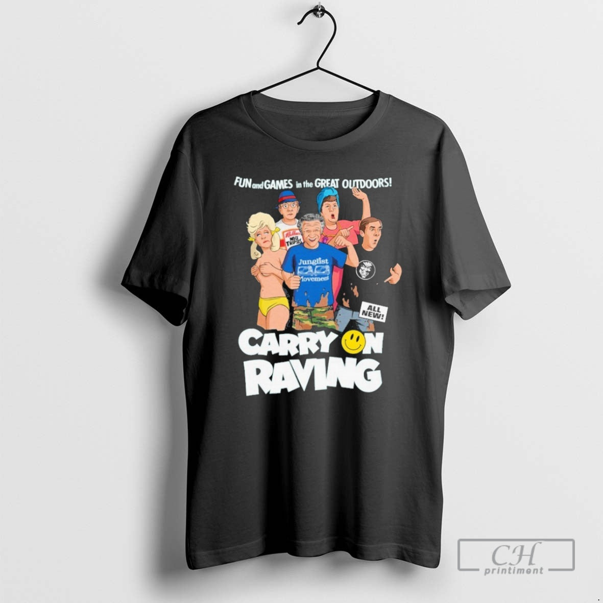 Premium Carry On Raving Fun And Games In The Great Outdoors Shirt Sweater