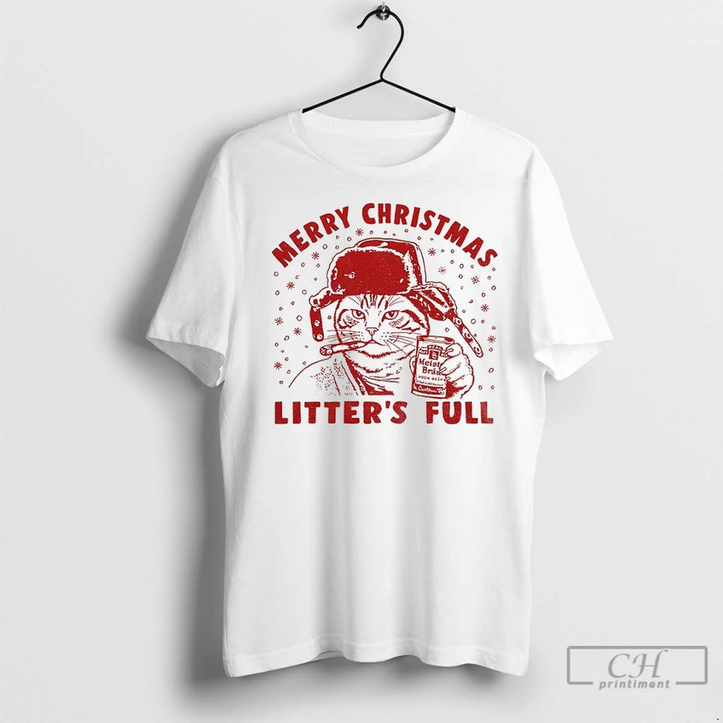Premium Cat Litters Full Smoking Merry Christmas