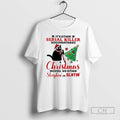 Premium Cat Its Either Serial Killer Documentaries Or Christmas Sleighin Or Slayin Shirt Sweater