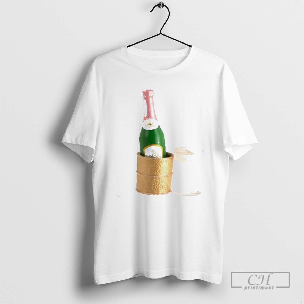 Premium Champagne Hallmark Ornaments White Shirt Sweater
