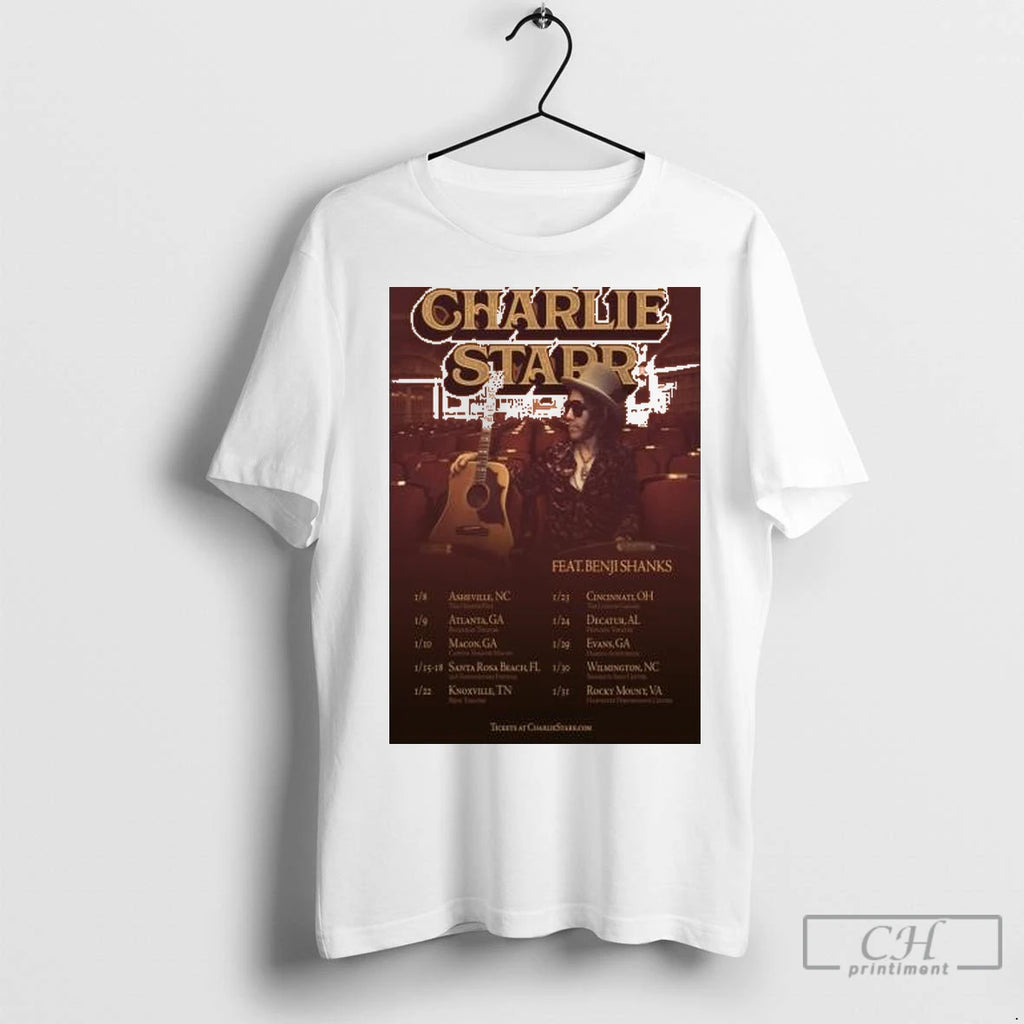 Premium Charlie Starr 2026 Acoustic Tour Circle White