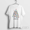 Premium Christmas Lights 2025 Personalized Ornaments White Shirt Sweater