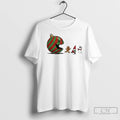 Premium Christmas Pacman Eating Gingerbread Santa Snowman