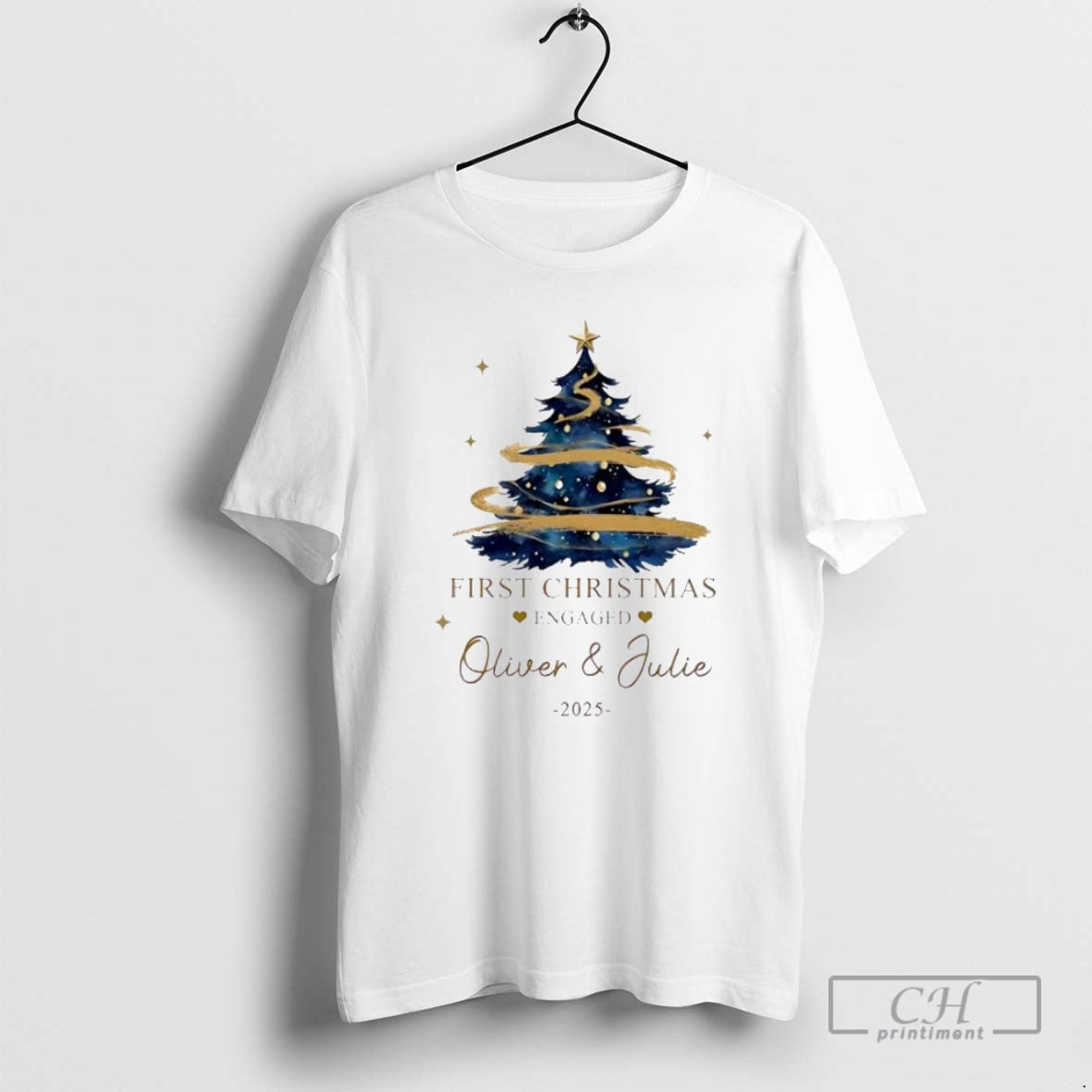 Premium Christmas Tree Bauble Personalized Ornaments White Shirt Sweater
