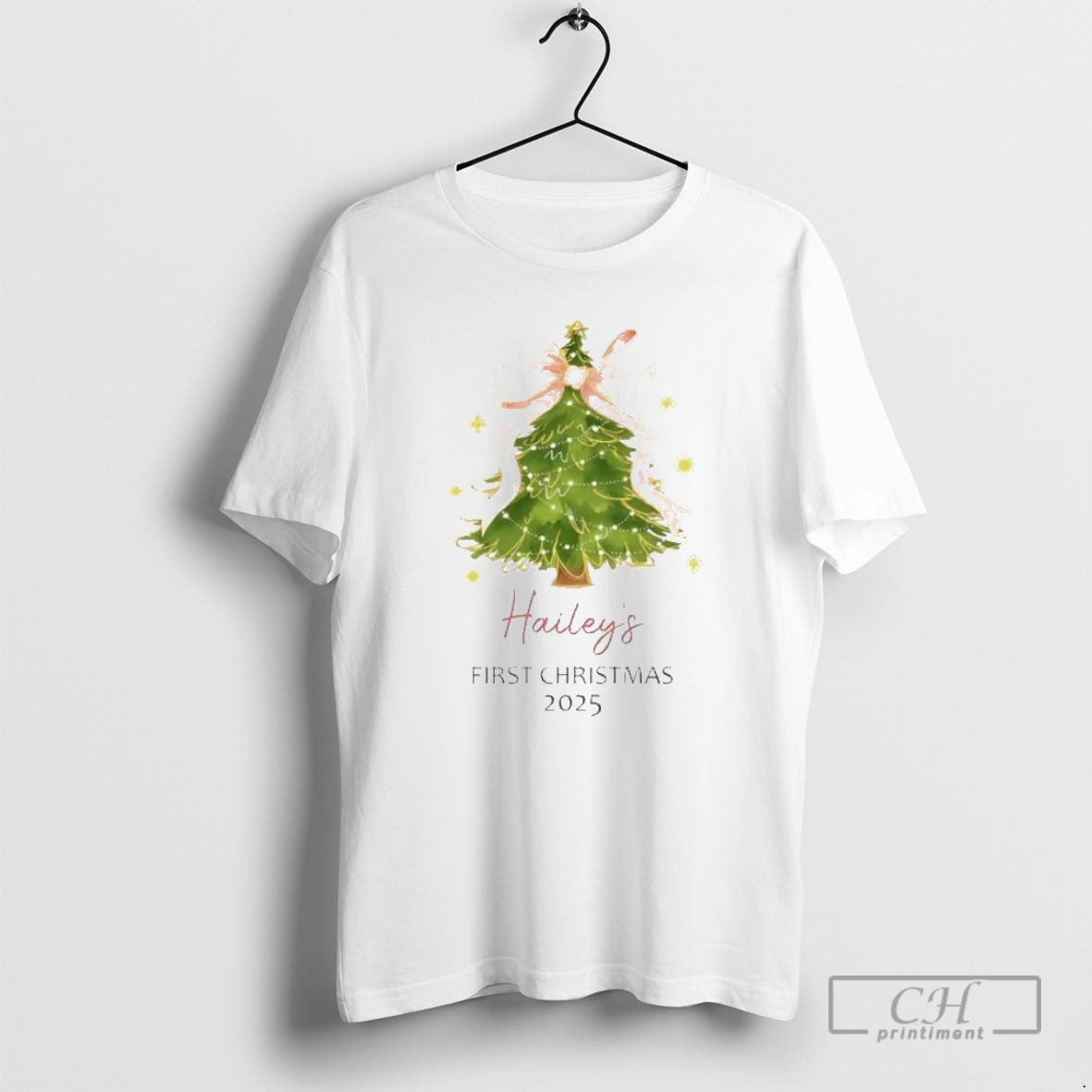 Premium Coquette Bow Christmas First Christmas Ornaments White Shirt Sweater