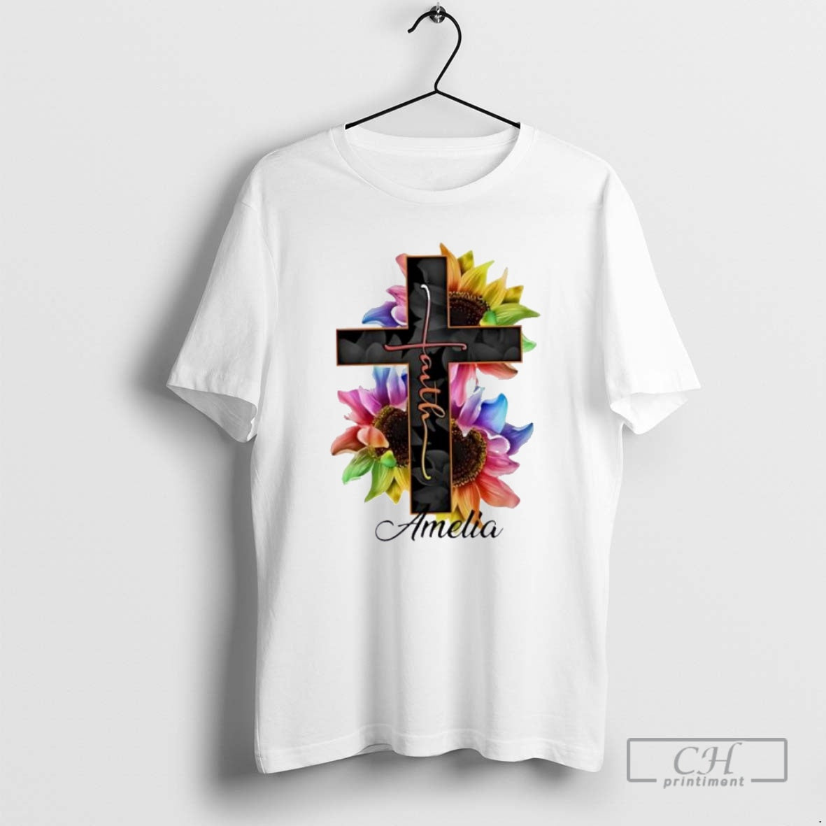 Premium Cross Jesus 2025 Personalized Ornaments White Shirt Sweater