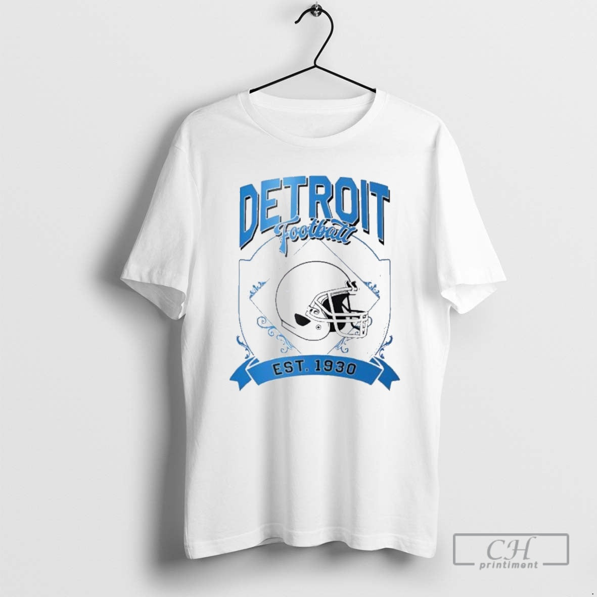 Premium Detroit Lions Football Vintage Style Ornaments White Shirt Sweater