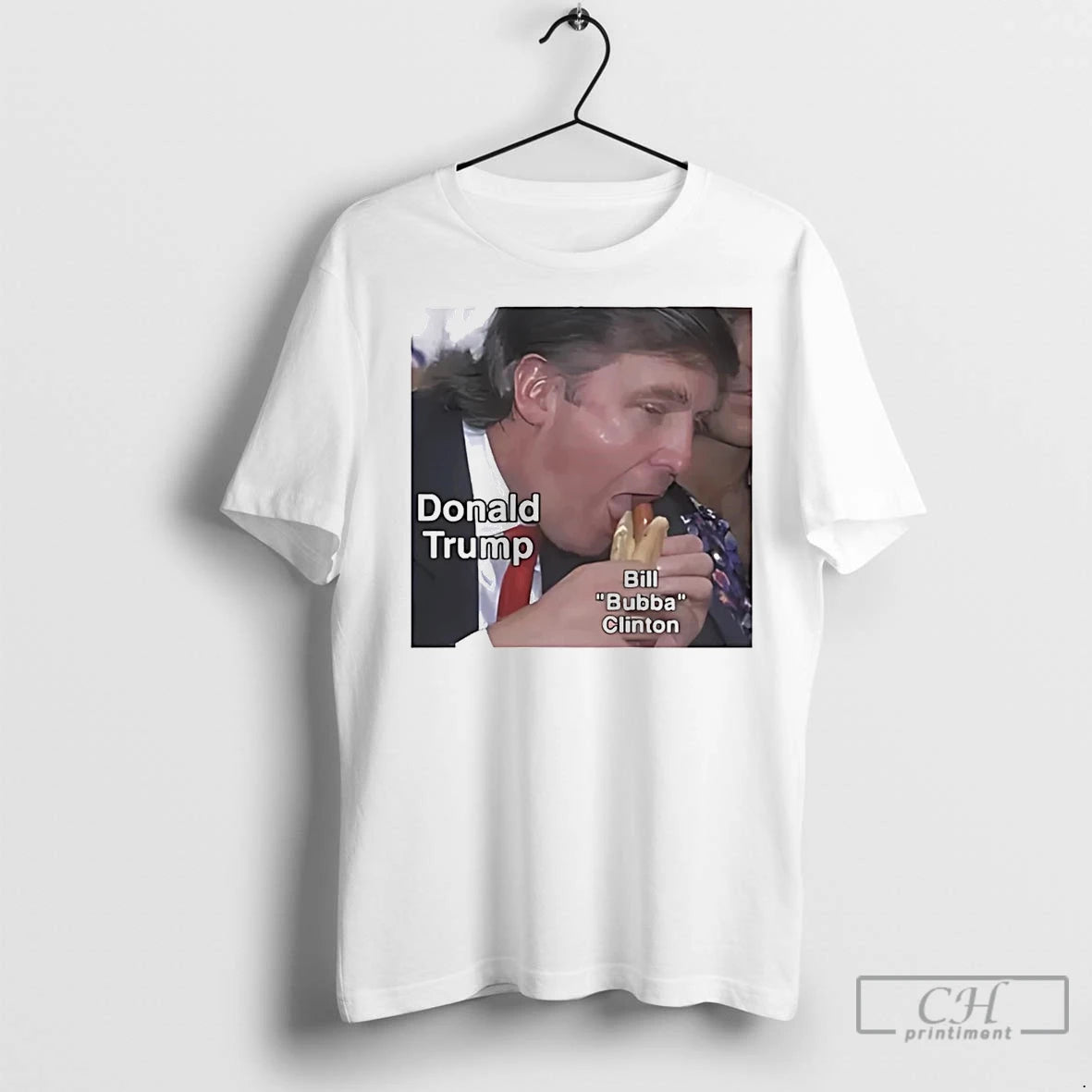 Premium Donald Trump Eating Bill Bubba Clinton