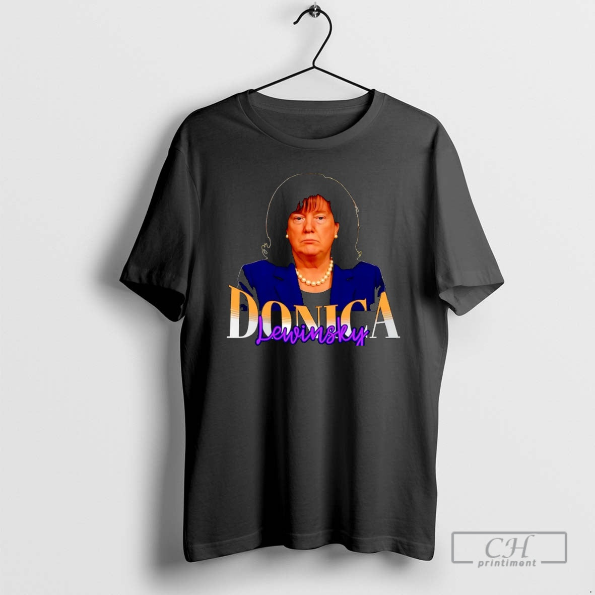 Premium Donica Lewinsky Blowing Bubba Trump Christmas Shirt Sweater