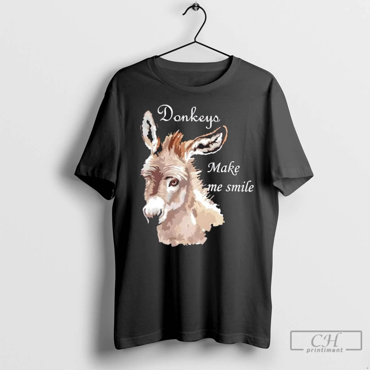 Premium Donkeys Make Me Smile Cute Miniature Donkey Mini Donkey Gift