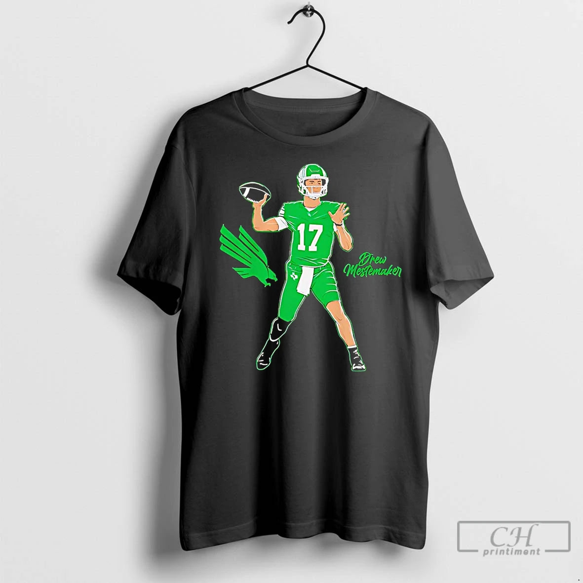 Premium Drew Mestemaker Star Pose North Texas Mean Green