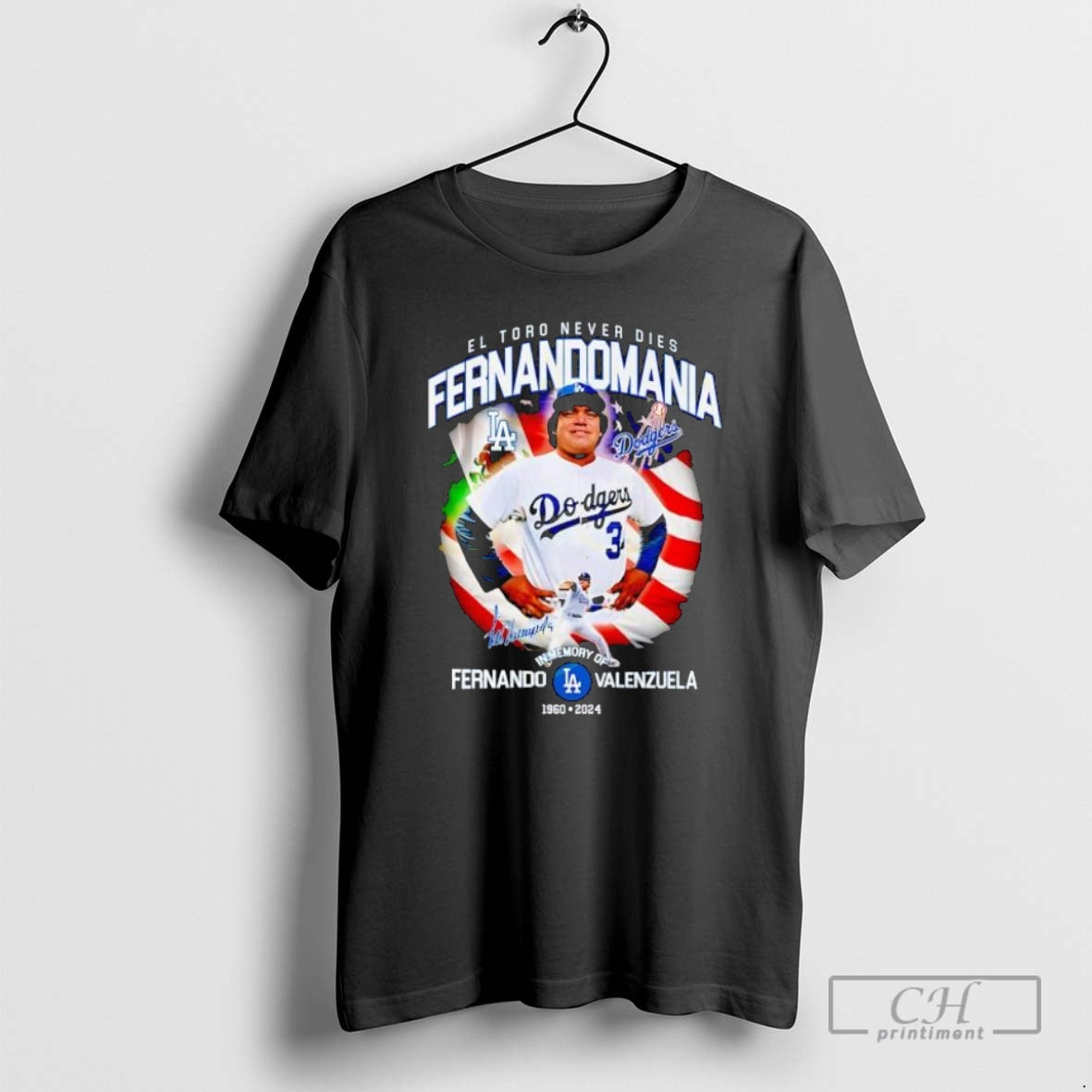 Premium El Toro Never Dies Fernando Valenzuela Los Angeles Dodgers 1960 2024 Shirt Sweater