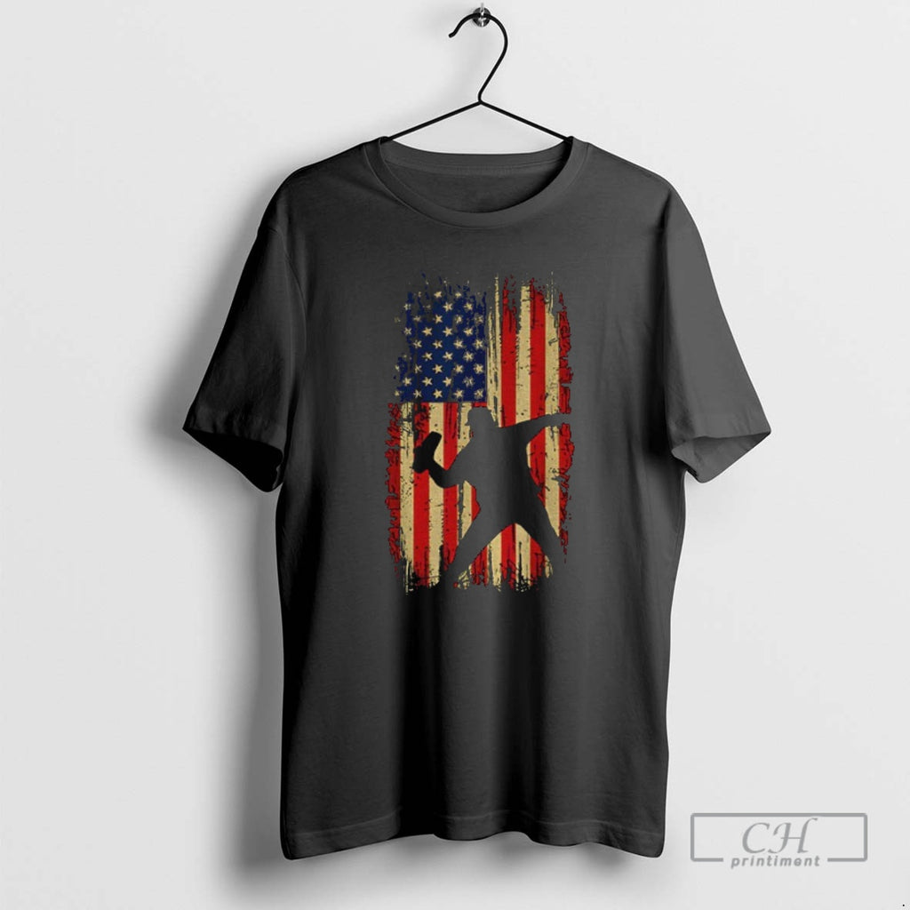 Premium Free Dc Sandwich Guy Resist American Flag Vintage Shirt Sweater