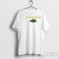 Premium Freedom North Dakota State Bison Football Logo Circle White