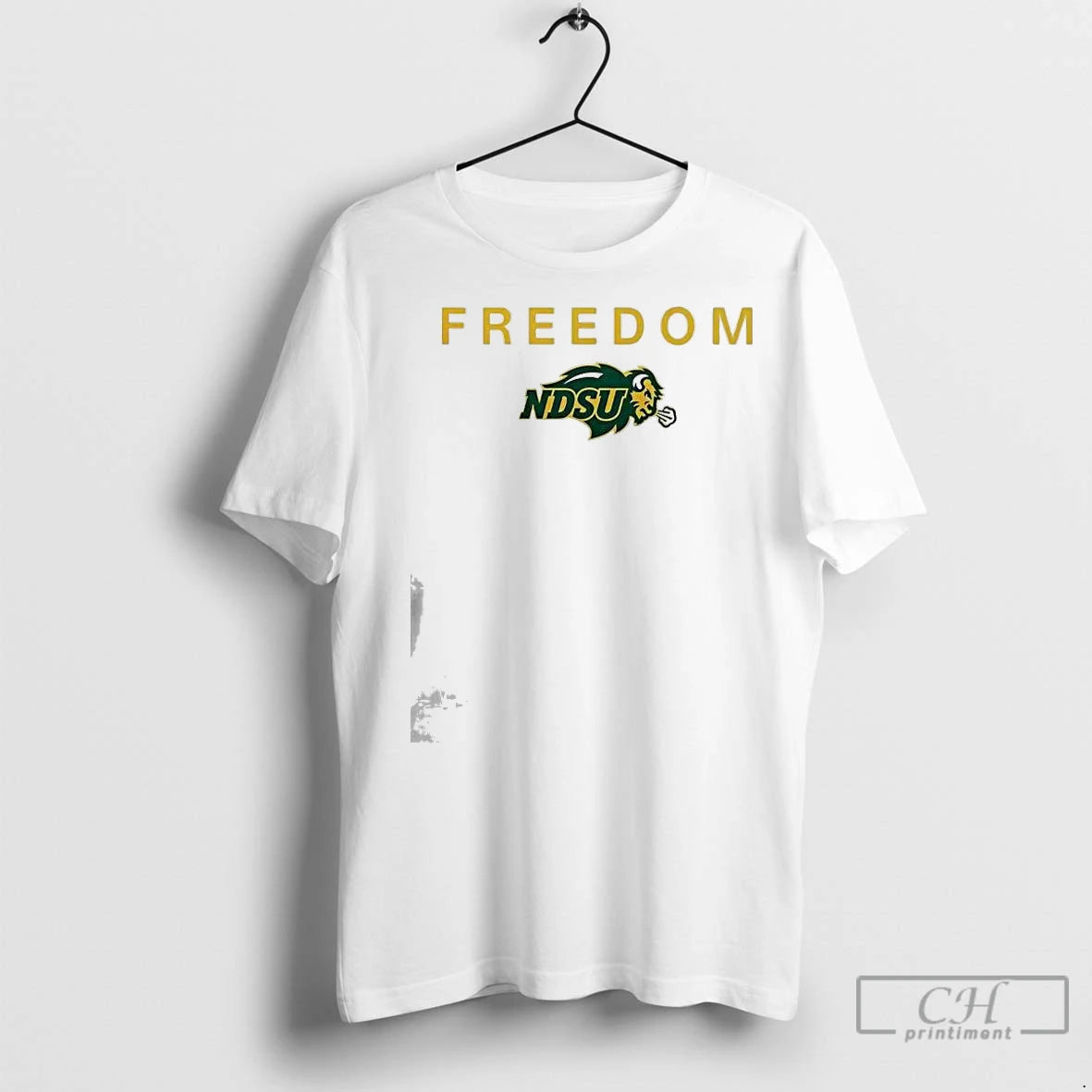 Premium Freedom North Dakota State Bison Football Logo