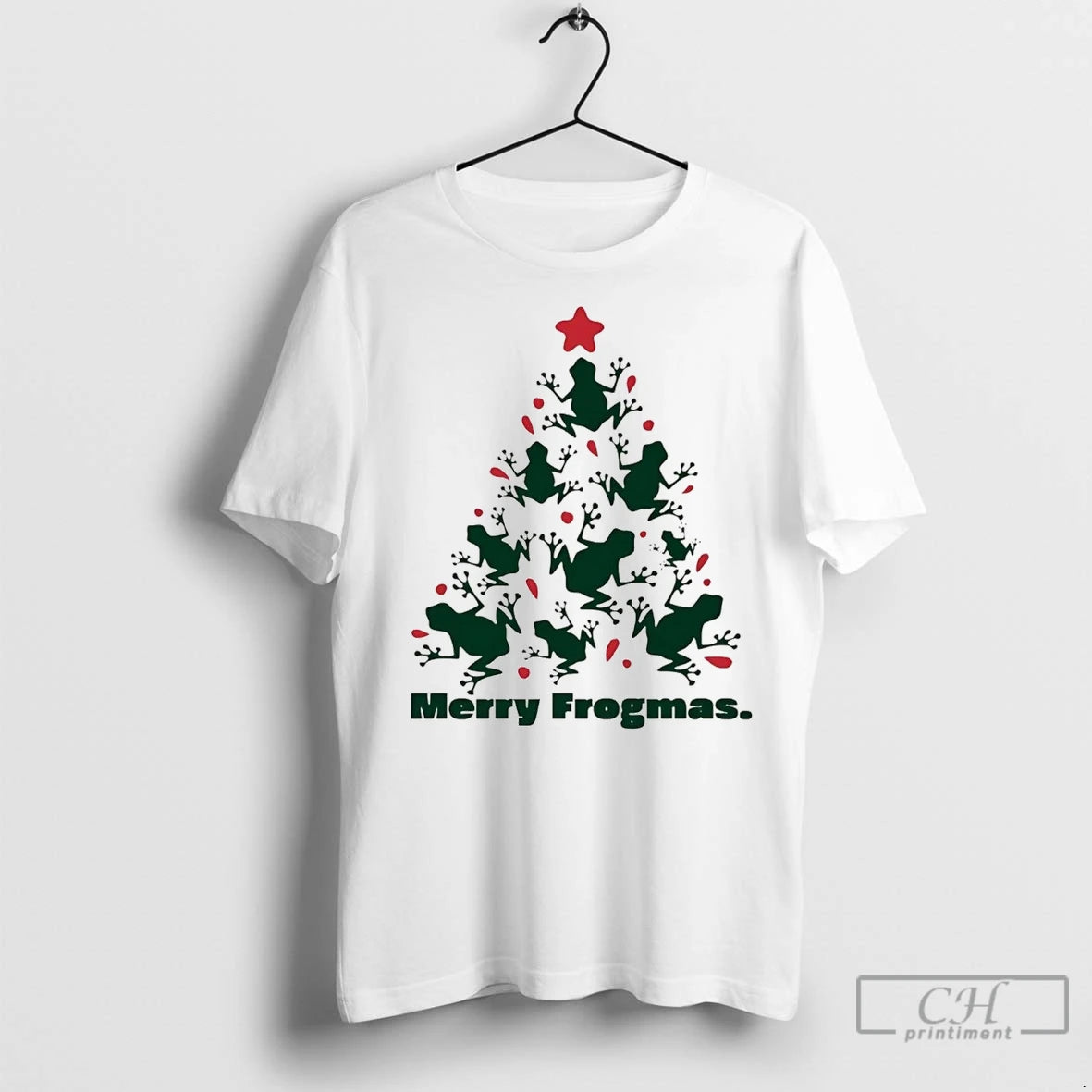 Premium Frog Christmas Tree Merry Frogmas