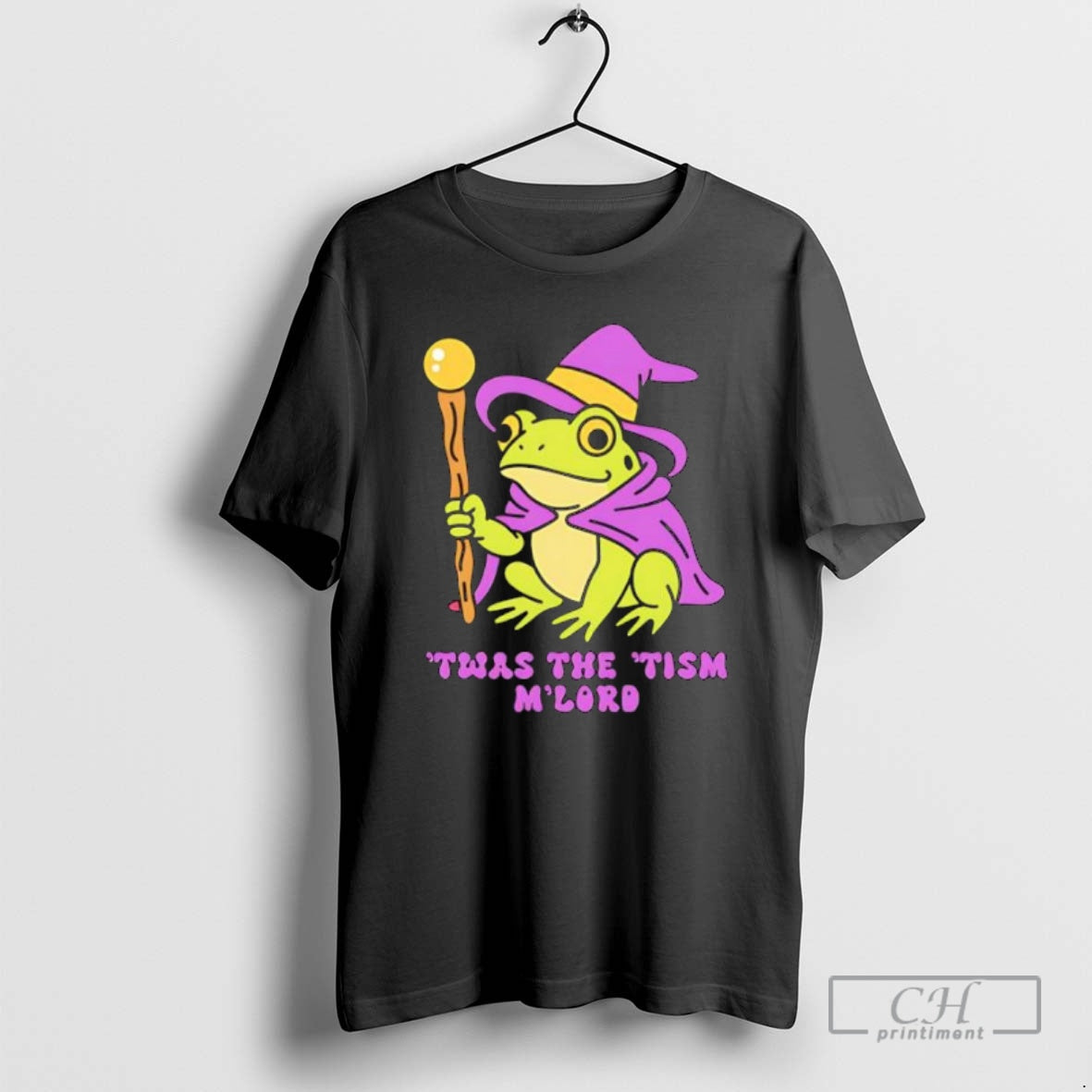 Premium Frog Wizard Twas The Tism Shirt Sweater