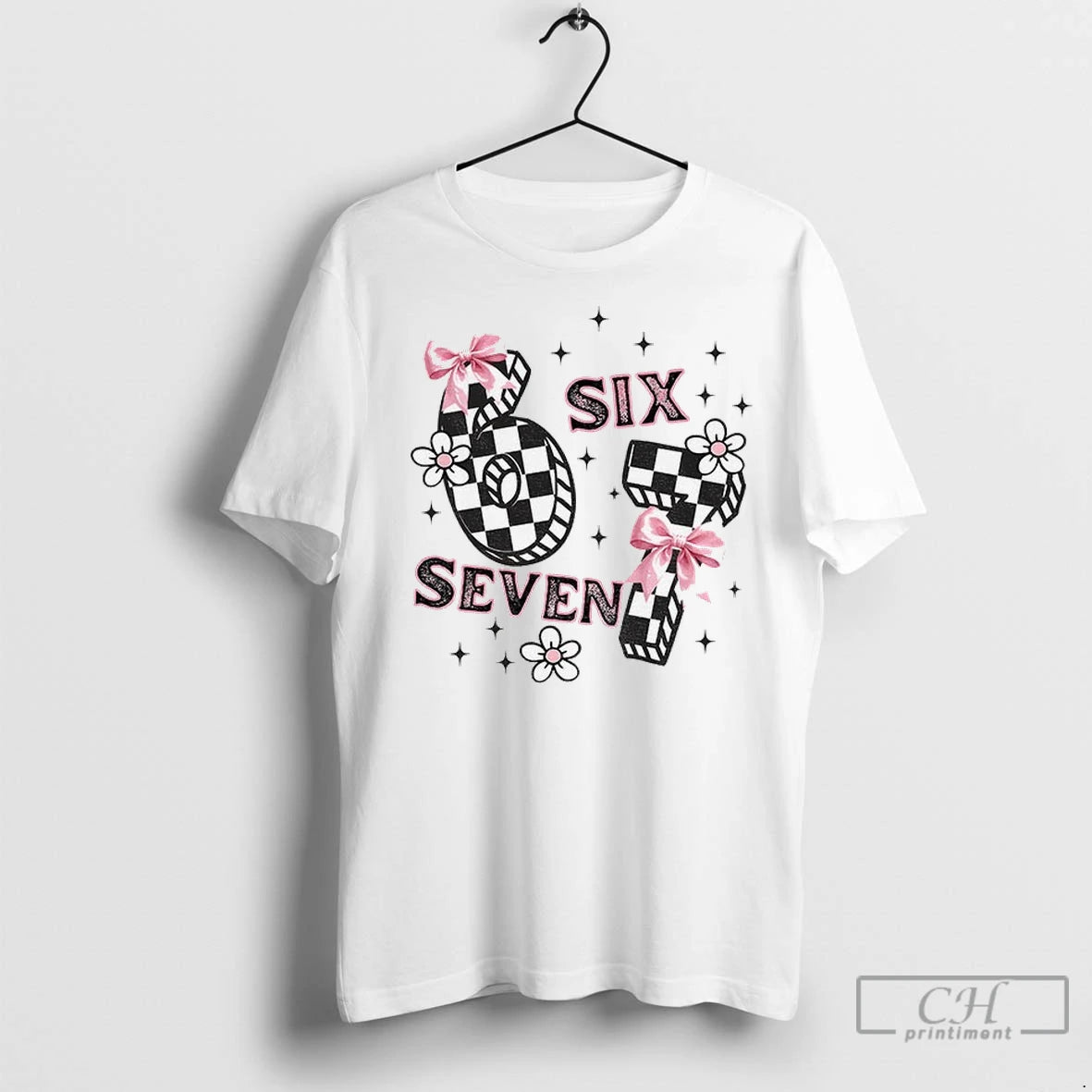 Premium Funny 6 7 Meme Six Seven Girly Coquette