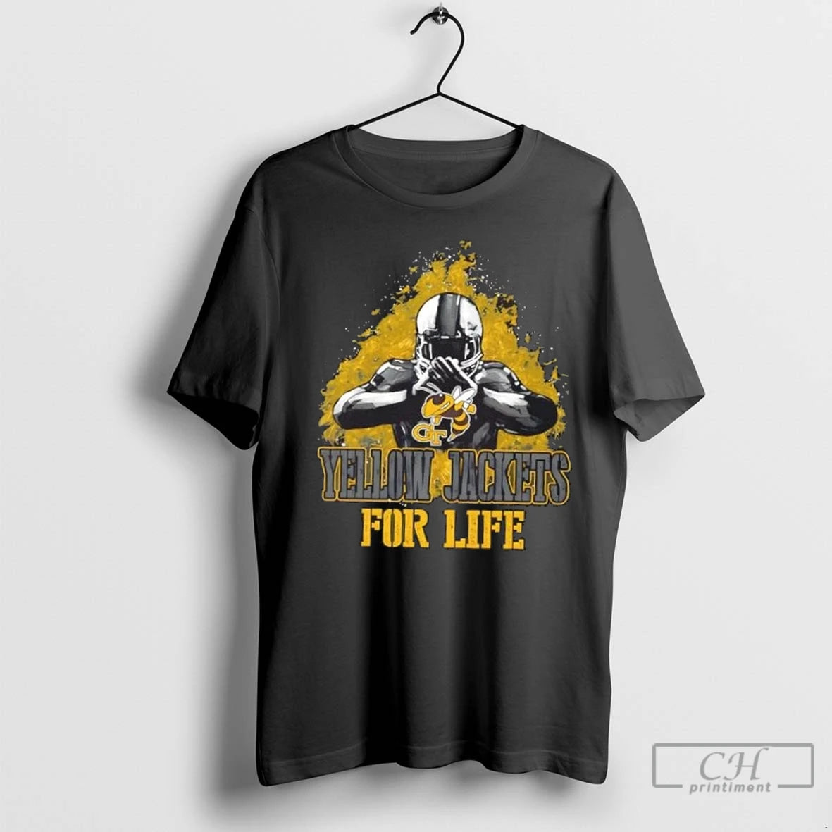 Premium Georgia Tech Yellow Jackets Football For Life