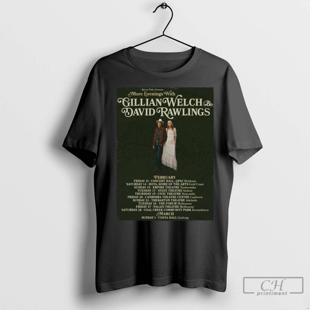 Premium Gillian Welch And David Rawlings Feb And March 2026 Circle Black