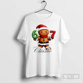 Premium Gingerbread Man Cute Six Seven Christmas Personalized Ornaments White Shirt Sweater