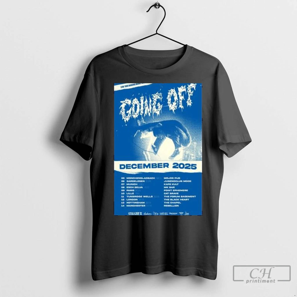 Premium Going Off December 2025 Circle Black