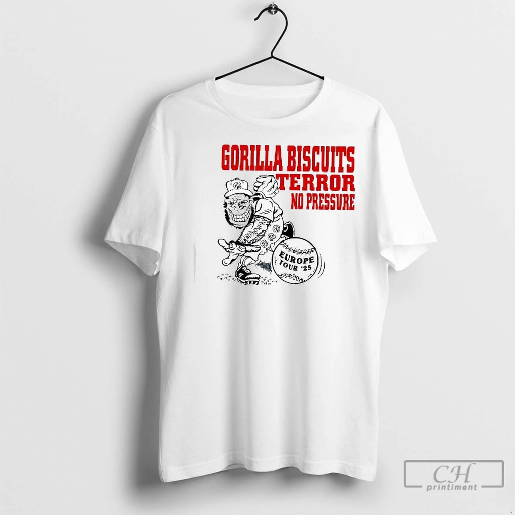 Premium Gorilla Biscuits Terror No Pressure Europe Tour 25