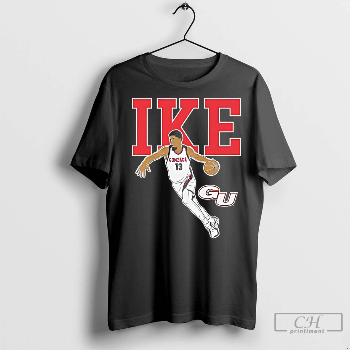 Premium Graham Ike Gonzaga Bulldogs Basketball Player Pose Star