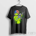 Premium Grinch American Flag Bandana Ar 15 Mean One