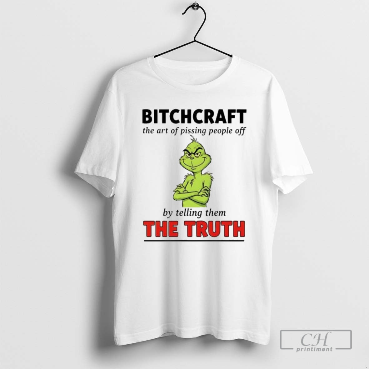Premium Grinch Christmas Bitchcraft The Art Of Pissing People Off Shirt Sweater