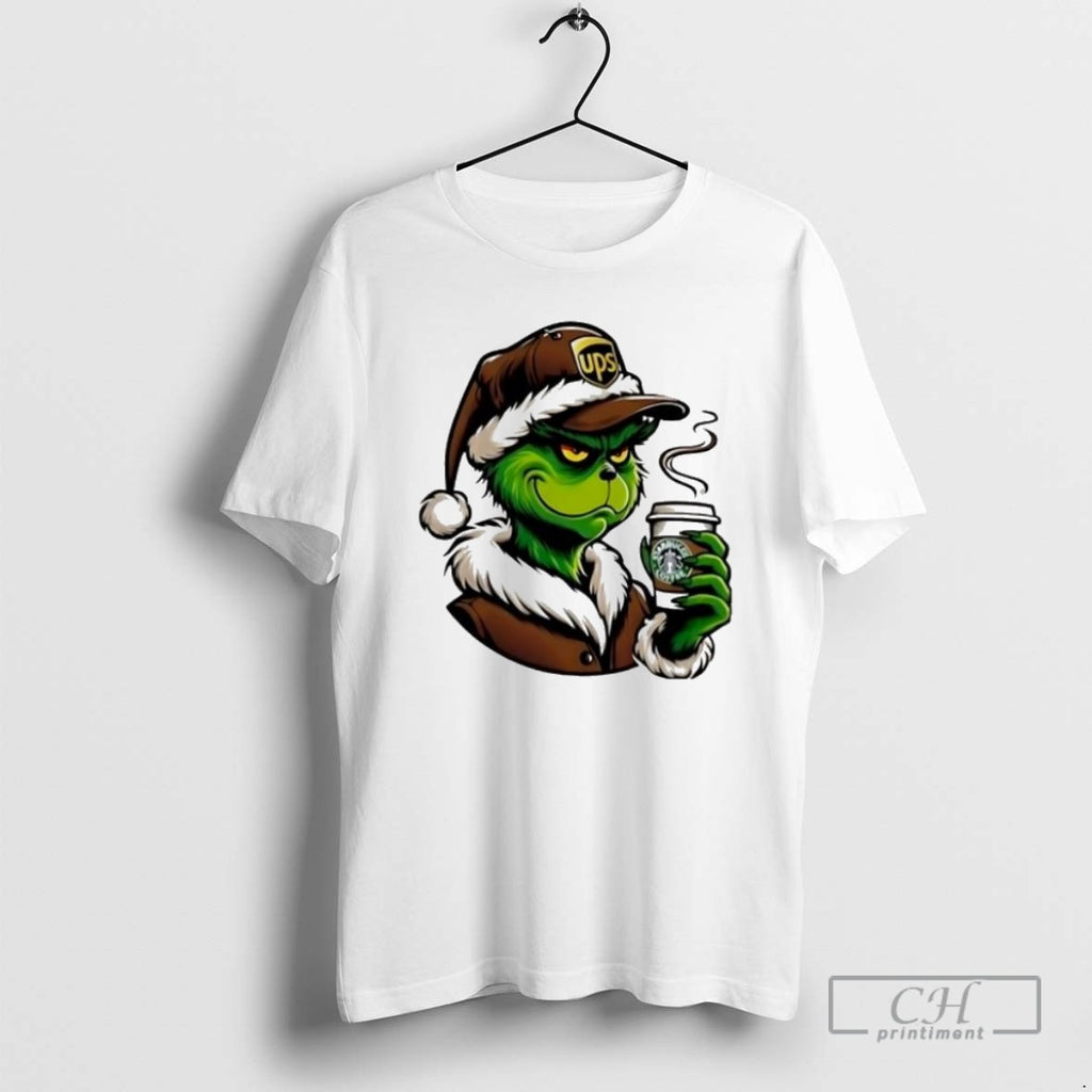 Premium Grinch Hat Santa Ups Coffee Starbucks Shirt Sweater