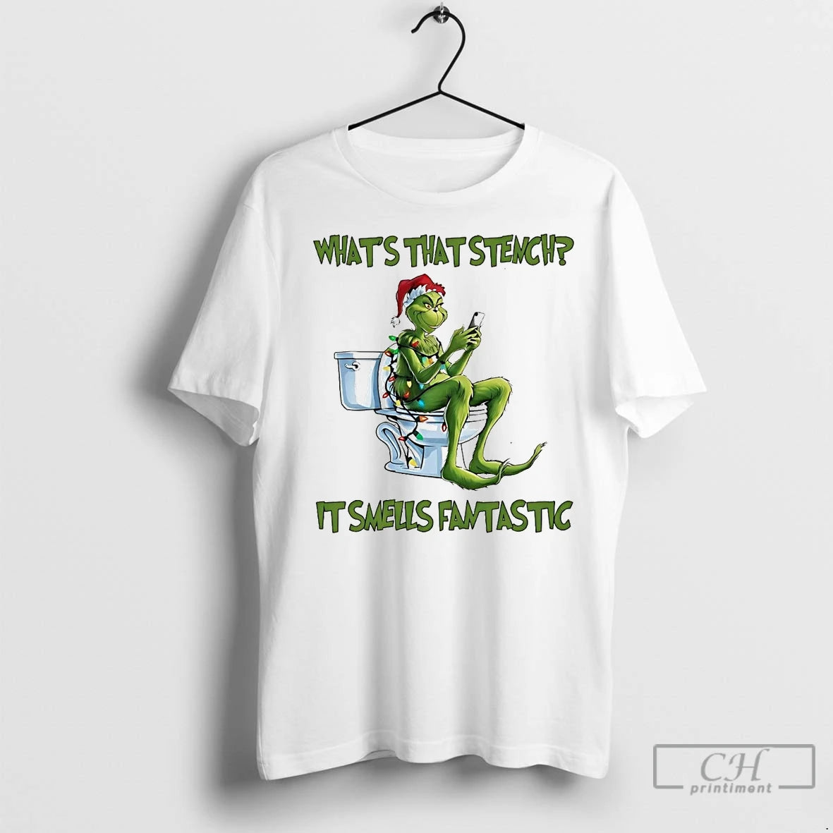 Premium Grinch Whats That Stench It Smell Fantastic Christmas