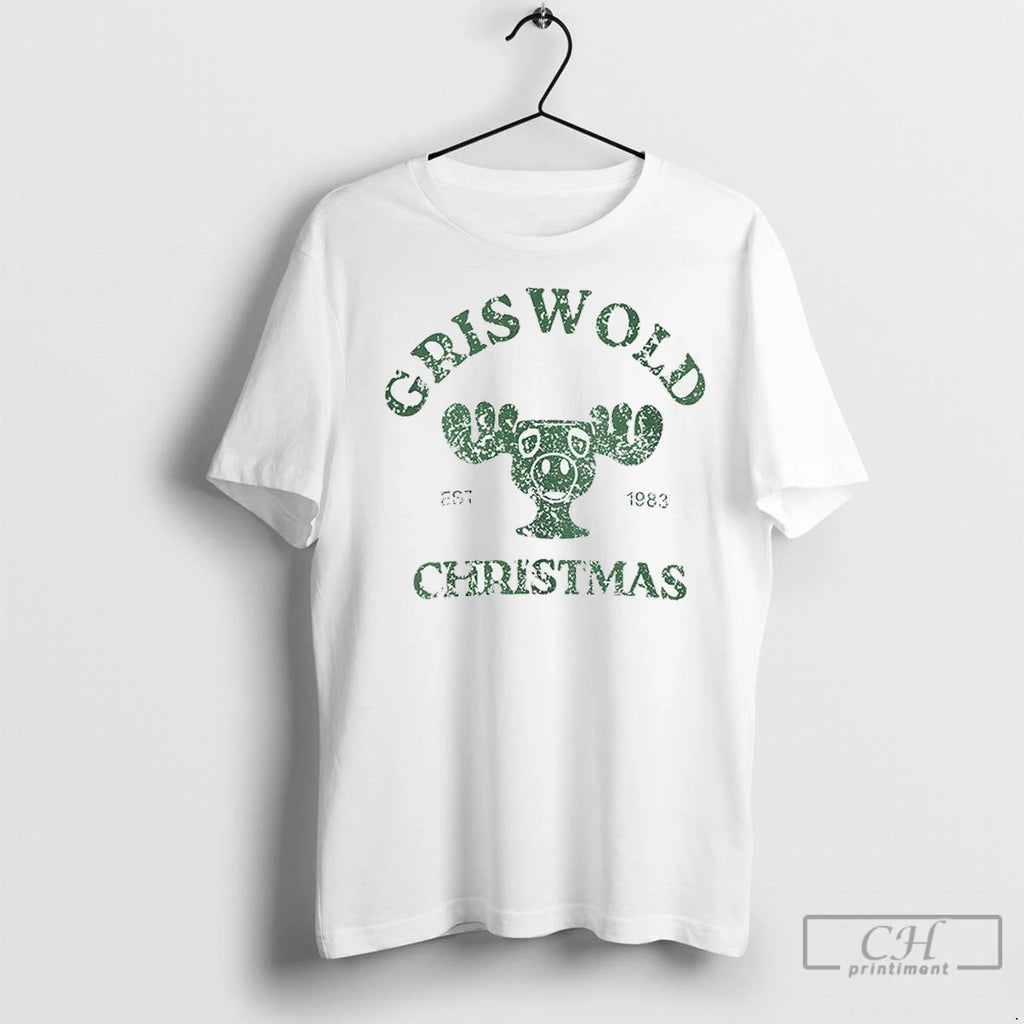 Premium Griswold Moose Gris World Est 1983 Merry Christmas National Lampoons Vacation