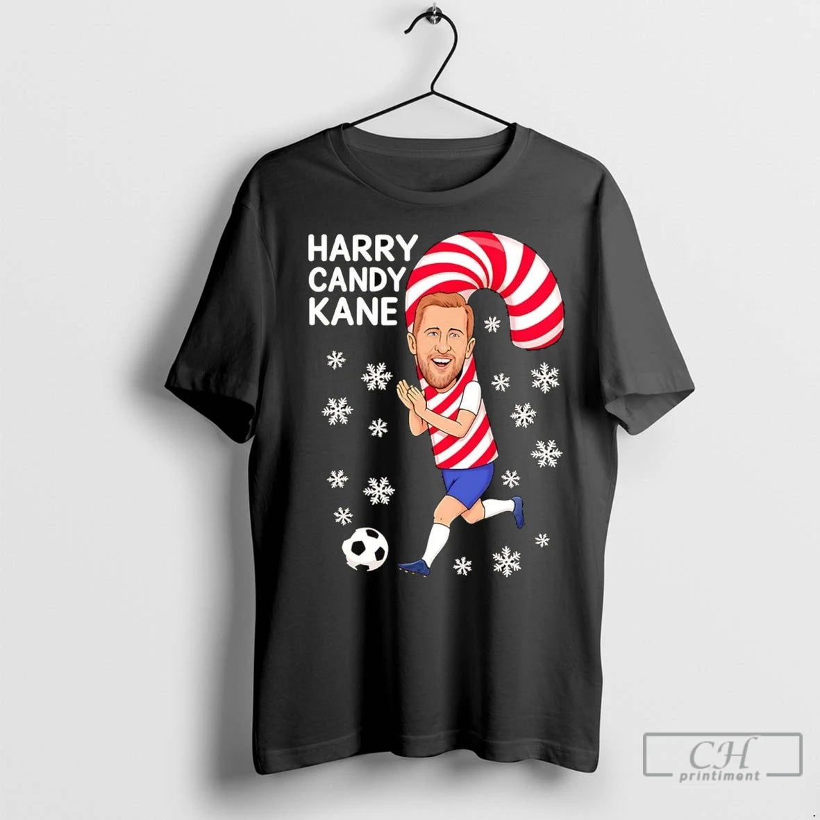 Premium Harry Kane Candy Cane Christmas