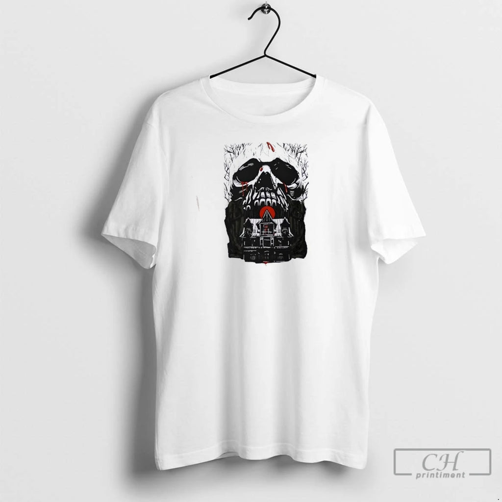 Premium Haunted Mansion Skull Gothic Horror House