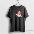Premium Hes On The List And Its Not Mine Santa Christmas Circle Black