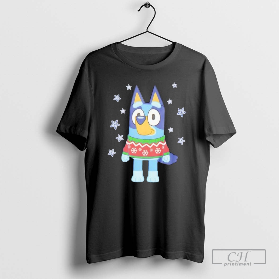 Premium Holiday Bluey Graphic Cute Shirt Sweater